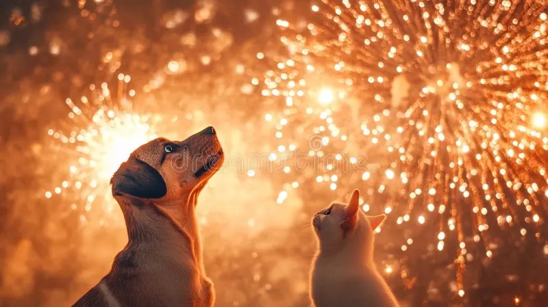 Impact of loud festivals/fireworks in India on pet anxiety & mitigation tips.